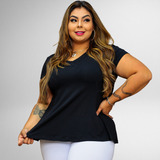 Blusa Camiseta Plus Size