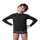 Blusa Camiseta Termica Manga Longa Proteção Solar Uv 50 Masculina Feminina Esport Prime (preto Infantil, G Infantil (9-12 Anos))