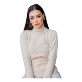 Blusa Canelada Gola Alta