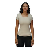 Blusa Canelada Lunender Manga