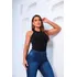 Blusa Canelada Regata Nadador Cavada Básica Feminina Leve
