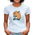Blusa Capivara Camiseta Babylook Feminina Plus Size Modinha