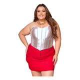Blusa Carnaval Corselete Plus