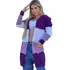 Blusa Casaco Cardigan Listrado Bolso Tricô Manga Longa Linda