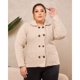 Blusa Casaco Casaqueto Plus