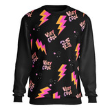 Blusa Casaco Moletom Raios