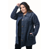 Blusa Casaco Plus Size