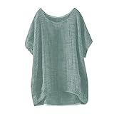 Blusa Casual De Manga Curta Blusa De Verão Elegante Blusa Estampada Gráfica Camisetas Blusas Para Mulheres Moda 2023, Verde, Xg