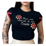 Blusa Casual Feminina Elegante