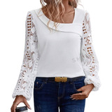 Blusa Casual Manga Longa