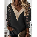 Blusa Casual Manga Longa