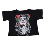 Blusa Caveira Mexicana Katrina