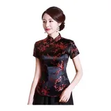 Blusa Chinesa Com Estampa