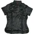 Blusa Chinesa Toda Preta Com Estampa Dragão E Fênix