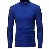 Blusa Ciclista Gola Alta/camisa Rashgard Masculina Inverno Ou Proteção Solar Uv Esportes (azul, Gg)