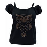 Blusa Cigana Viscolycra Aplicacao