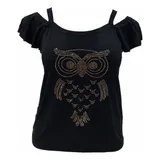 Blusa Cigana Viscolycra Aplicacao