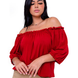 Blusa Ciganinha Blusinha Manga
