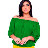 Blusa Ciganinha Blusinha Manga