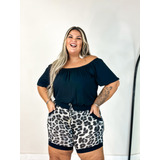 Blusa Ciganinha Estampada De