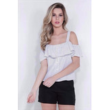 Blusa Ciganinha Listras Com