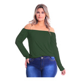 Blusa Ciganinha Manga Longa
