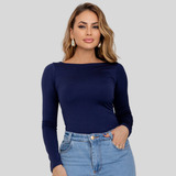 Blusa Com Decote Aberto