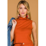Blusa Com Golinha Justa