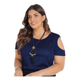 Blusa Com Ombros Vazados