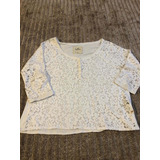 Blusa Com Renda Hollister