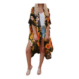 Blusa Comprida Feminina Com