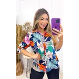 Blusa Crepe Manga Longa