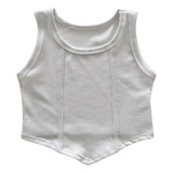 Blusa Croped Infantil Menina