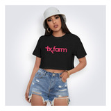 Blusa Cropped Algodao Premium