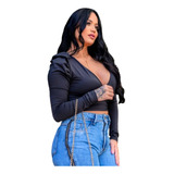 Blusa Cropped Barbie Casual