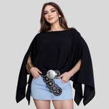 Blusa Cropped Bata Feminina