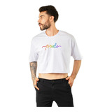 Blusa Cropped Camiseta Curta