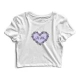 Blusa Cropped Camiseta Feminina