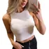Blusa Cropped Canelada Lisa Delicada Linda Blogueira 