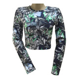 Blusa Cropped Colcci Estampada
