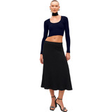 Blusa Cropped Em Trico