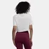 Blusa Cropped Feminina Asics Manga Curta Malha