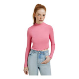 Blusa Cropped Feminina Manga