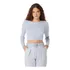 Blusa Cropped Feminina Manga Longa Tricô Outlet Hering K4v6