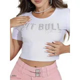 Blusa Cropped Feminina Pitbull