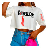 Blusa Cropped Feminina Rbd