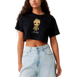 Blusa Cropped Feminino Baby