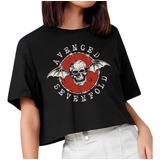 Blusa Cropped Feminino Banda