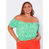 Blusa Cropped Feminino Curve