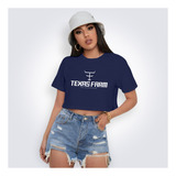 Blusa Cropped Malha Algodao